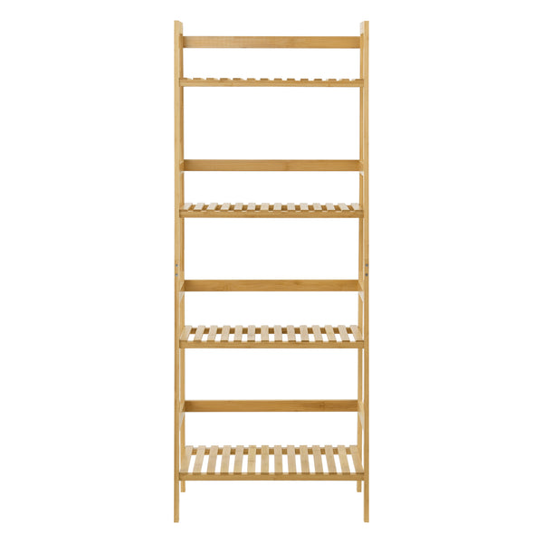 [en.casa] Opbergrek staand Vinje met 4 planken 48x32x123 cm