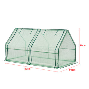 [en.casa] Tuinkas Nissewaard kweekkas 180x90x90 cm groen