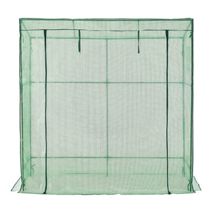 [en.casa] Tuinkas Vlaardingen kweekkas 198x78x180-200 cm groen