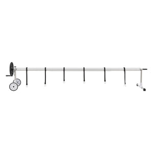 [en.casa] Oprolsysteem Amorgo voor zwembad afdekzeil 300-630 cm