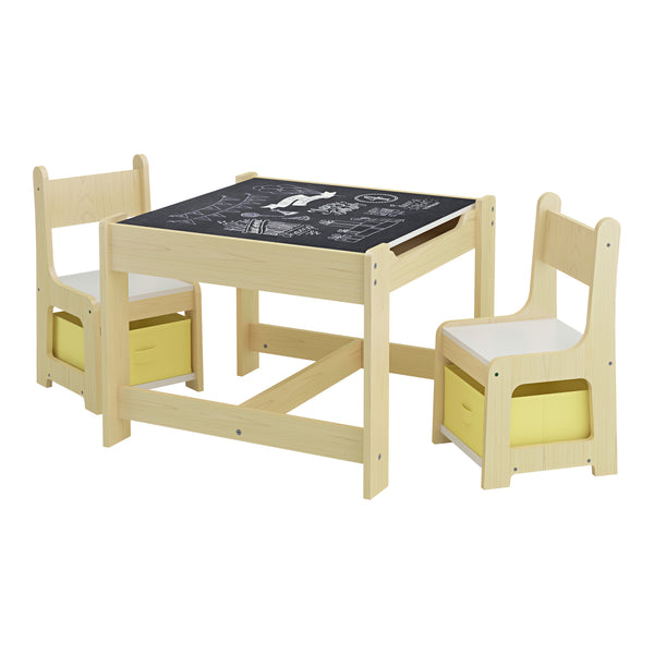 [en.casa] Kindertafel Irixoa met 2 stoelen meerkleurig