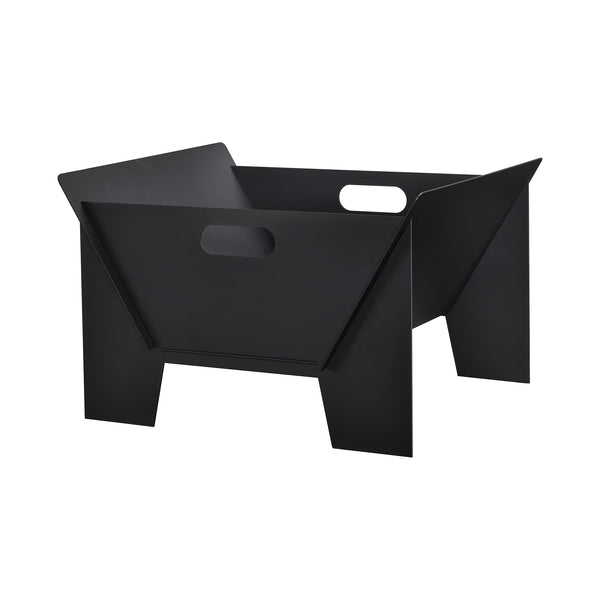 [casa.pro] Vuurfkorf Eidskog voor buiten 28,5x46x40 cm zwart