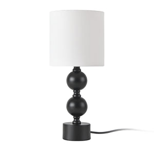 [lux.pro] Tafellamp Wrexham bureaulamp 40 cm E14 zwart en wit