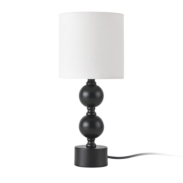 [lux.pro] Tafellamp Wrexham bureaulamp 40 cm E14 zwart en wit