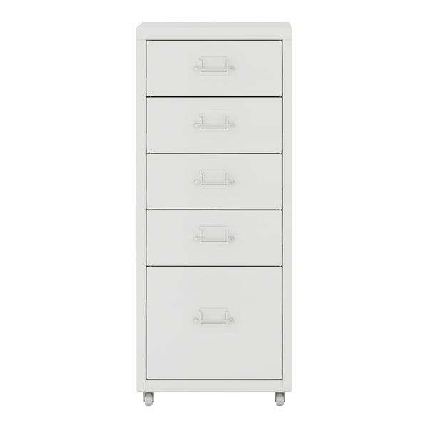 Kantoorkast Kökar op wielen 69x28x41 cm [en.casa]