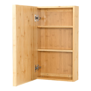 [en.casa] Spiegelkast Ikorfat bamboe 60,5x35x14 cm houtkleurig