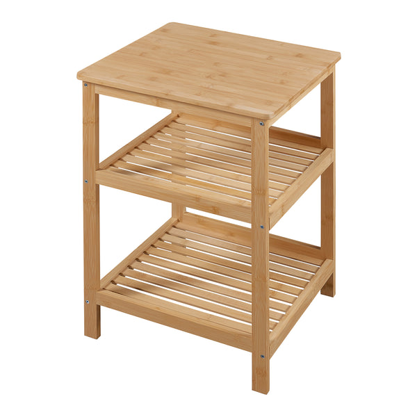 [en.casa] Staand rek Ikerasak bamboe badkamerrek 60x40x40 cm