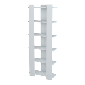 [en.casa] Boekenkast Præstø schap 160x60x19,5 cm wit
