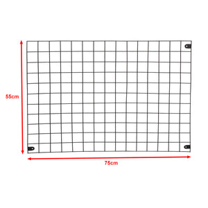 [en.casa] Wandrek Sæby industrieel metaal 75x55 cm zwart