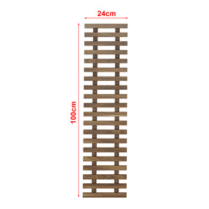[en.casa] Wandrek set van 3 voor bloempotten houtkleurig