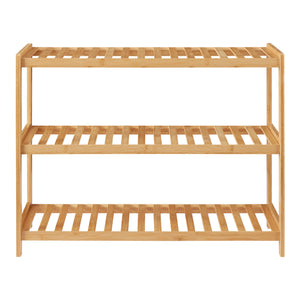[en.casa] Schoenenrek Dammfleth 55x67,5x27 cm bamboe