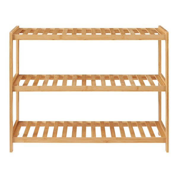 [en.casa] Schoenenrek Dammfleth 55x67,5x27 cm bamboe