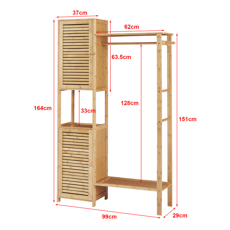 Maatschets [en.casa] Halmeubel Oldsum 164x99x29 cm bamboe