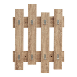 Wandkapstok Raseborg 80x60x3 cm [en.casa]