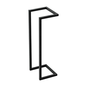 [en.casa] Handdoekrek Loppa voor wandmontage 70x25x20 cm zwart
