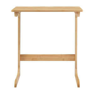 [en.casa] Bureau Hægebostad laptoptafel 65x60x40 cm bamboe