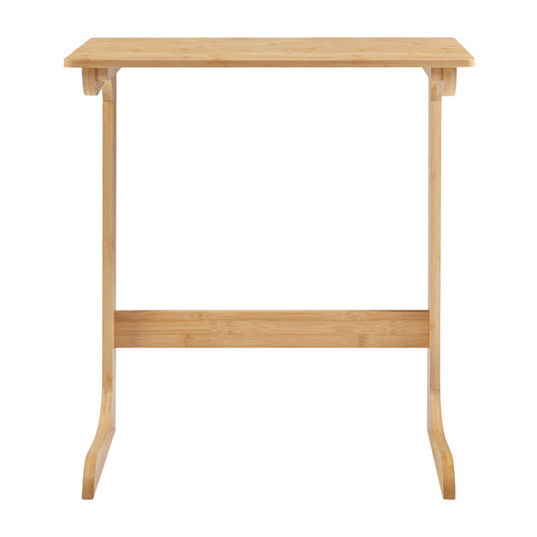 [en.casa] Bureau Hægebostad laptoptafel 65x60x40 cm bamboe