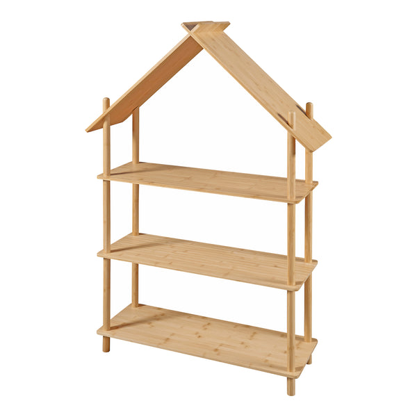 [en.casa] Staand rek Hamarøy voor kinderen 137x90x30 cm bamboe