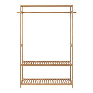 [en.casa] Kledingkast Herøy open kast 165x100x35 cm bamboe