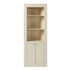 [en.casa] Boekenkast Eura 170x62x30 cm eikenkleurig