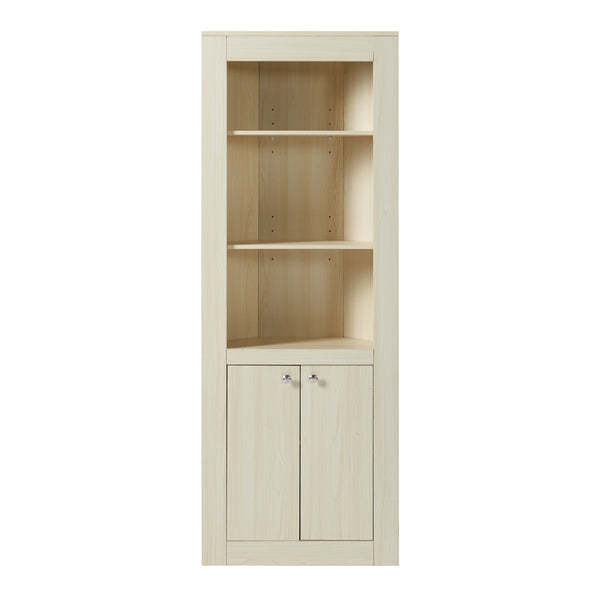 [en.casa] Boekenkast Eura 170x62x30 cm eikenkleurig