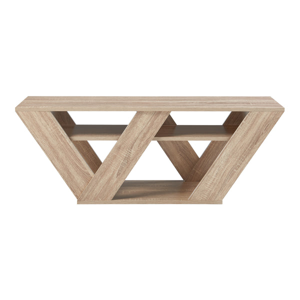 [en.casa] TV meubel Nome met 2 planken 110x30x40 cm eikenkleurig