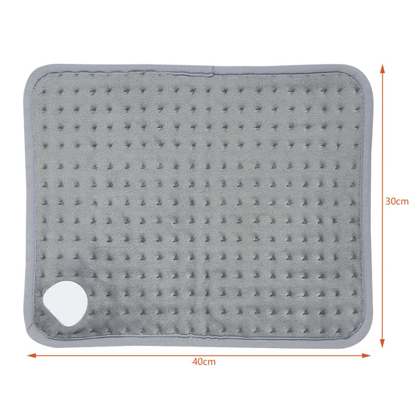 [en.casa] Elektrisch warmtekussen Bella 40x30 cm 80W grijs