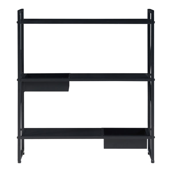 Plantenstandaard Berkelland 65,5x60x20 cm zwart [en.casa]