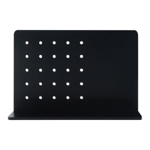 Wandplank Dønna 60x15x40 cm mdf zwart [en.casa]