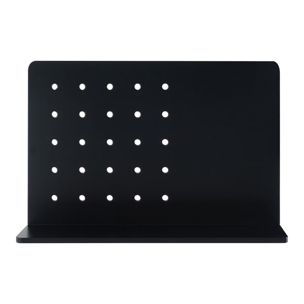Wandplank Dønna 60x15x40 cm mdf zwart [en.casa]