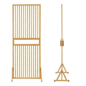 Kamerscherm Fron scheidingswand 197x75,5x40 cm bamboe [en.casa]
