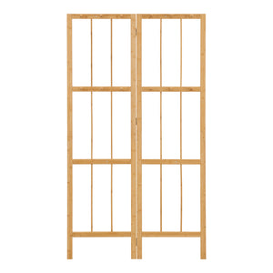 Wandkapstok Hyllestad opvouwbaar 165,5x90x8 cm bamboe [en.casa]