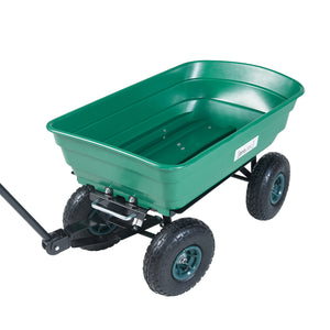 Bolderkar Corfinio 111x51x50 cm groen en zwart pro.tec