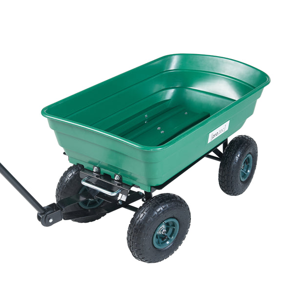 Bolderkar Corfinio 111x51x50 cm groen en zwart pro.tec