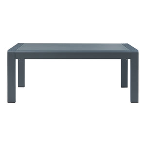 Tuintafel Avise 100x60x40 cm glazen tafel antraciet casa.pro