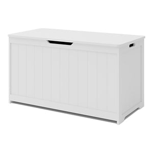 Speelgoedkist Podek opbergkist 80x40x44,5 cm wit [en.casa]