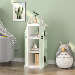 Kinderkast Vipsali 108x40x40 cm mintgroen en wit [en.casa]