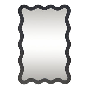 Wandspiegel Koster 90x60 cm zwart [en.casa]