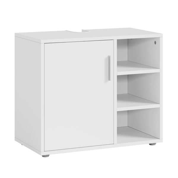 Waskomonderkast Kulaik 51x60x32 cm Wit [en.casa]