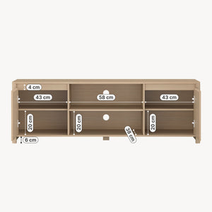 Tv-kast Takranmaa 150x40x50 cm eikenlook [en.casa]