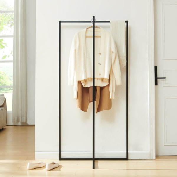 Kapstok Norjad 160x80x41 cm Metaal Zwart [en.casa]