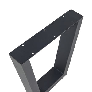 Stalen onderstel Lalling set van 2 tafelpoot zwart [en.casa]