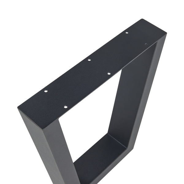 Stalen onderstel Lalling set van 2 tafelpoot zwart [en.casa]