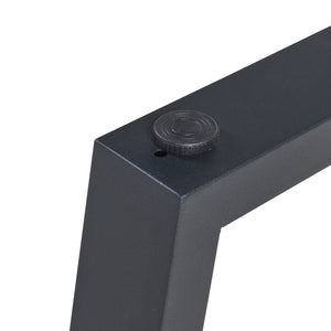 Stalen onderstel Lalling set van 2 tafelpoot zwart [en.casa]