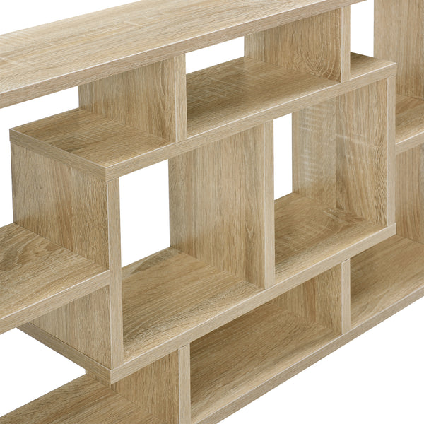 Wandrek 8 vakken muurkast 85x16x47,5 cm sonoma eiken