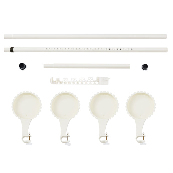 Telescopisch plantenrek - plantenstandaard met schalen