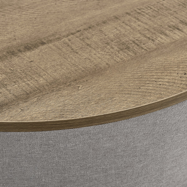 [en.casa] Salontafel Tauranga 40x60 cm walnootkleurig grijs en zwart