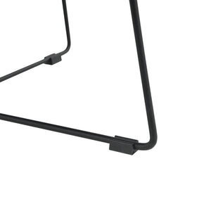Salontafel Nelson stof rond 40xØ60 cm grijs en zwart