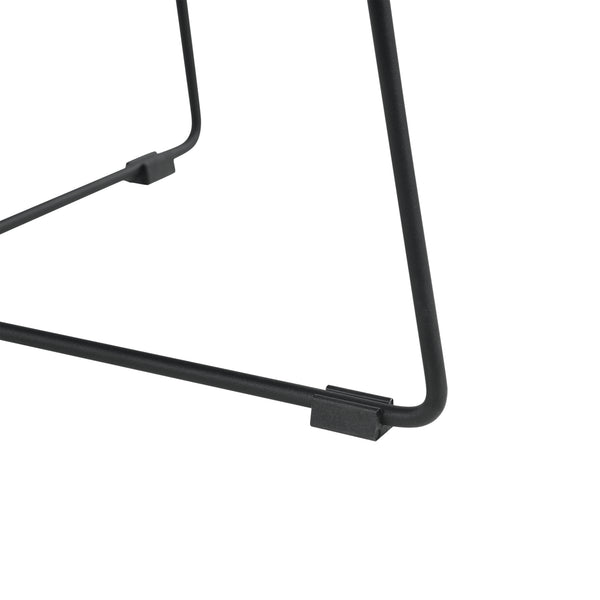 Salontafel Nelson stof rond 40xØ60 cm grijs en zwart