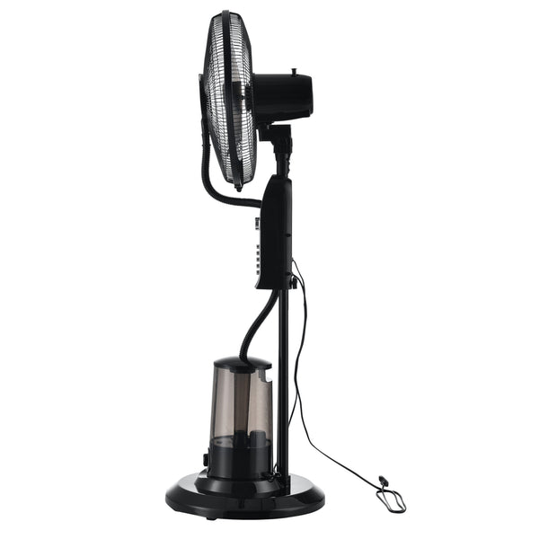 Mist staande ventilator 75W 3,2 liter 125x40x40 cm zwart